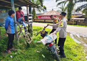 Polsek Kaur Tengah Gelar Patroli Dialogis Antisipasi 3C dan Premanisme di Tanjung Iman