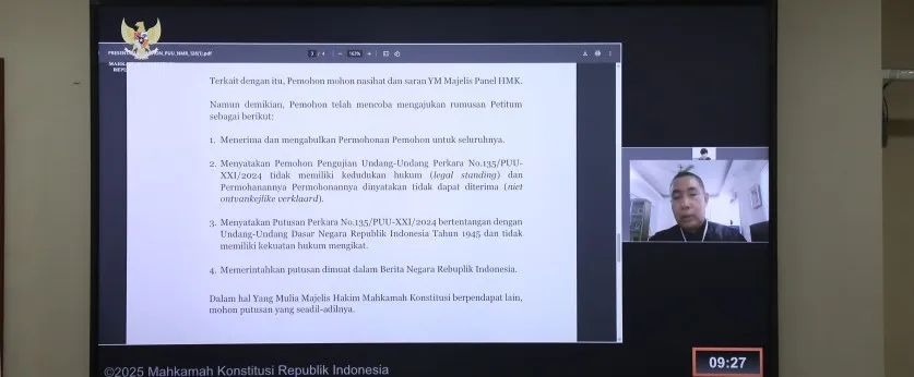 Empat Advokat Ajukan Uji Materiil ke MK Terkait Pemisahan Pemilu