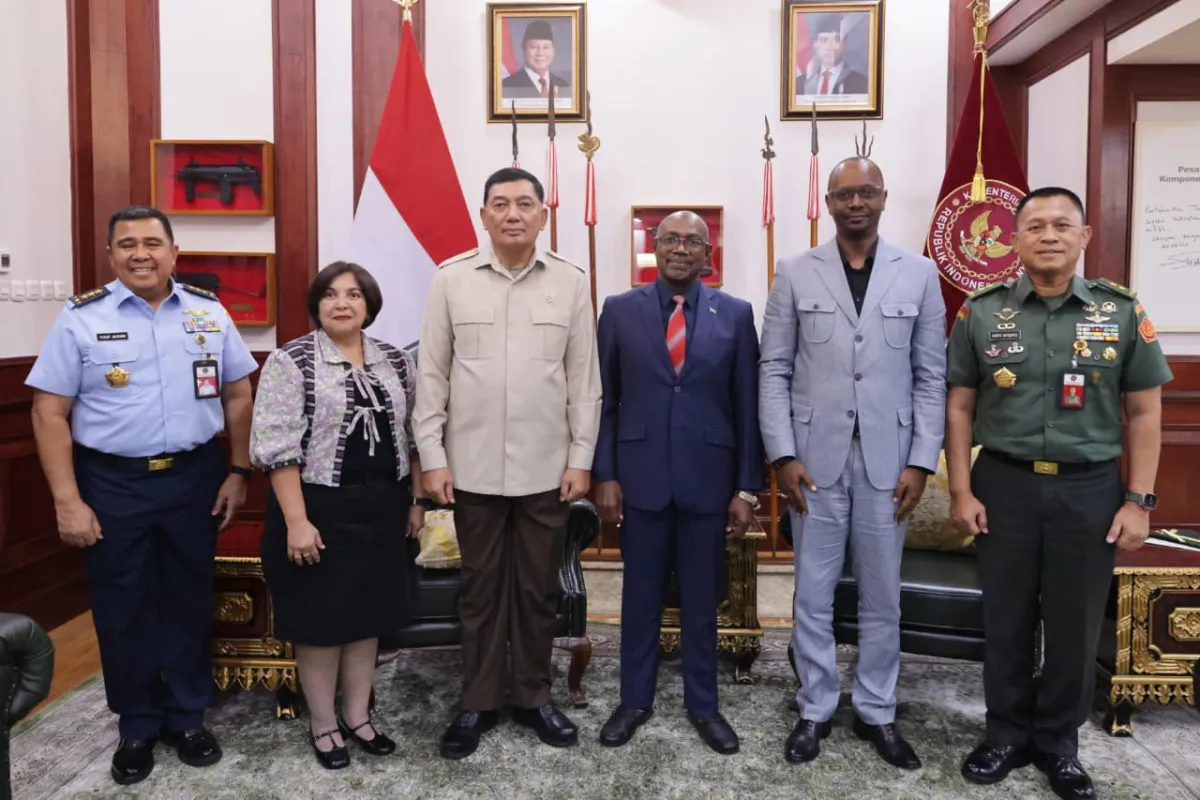Menhan RI dan Dubes Rwanda Bahas Kerja Sama Pertahanan