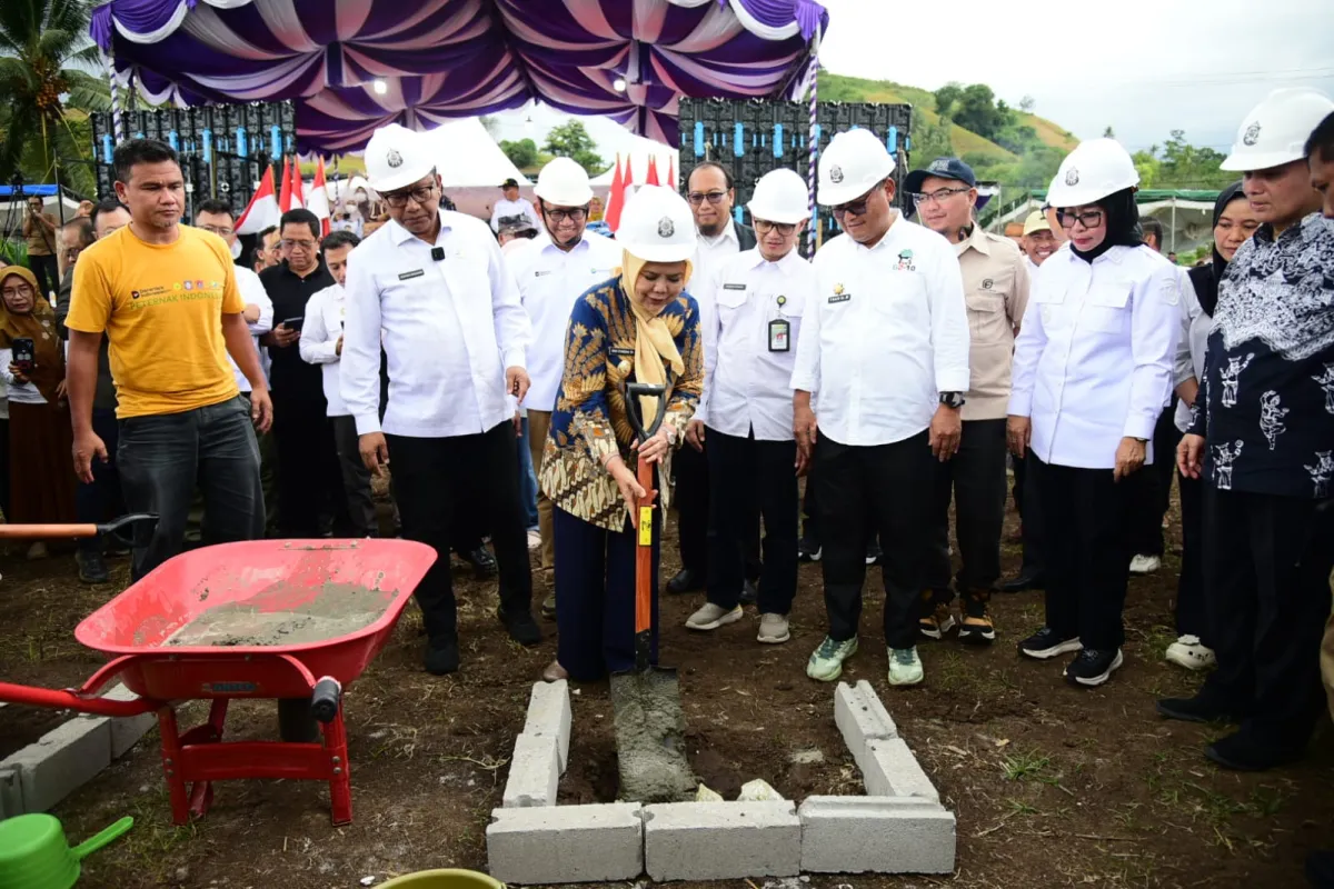 Ground Breaking Hilirisasi Ayam Terintegrasi Nasional Dimulai di Gorontalo Utara