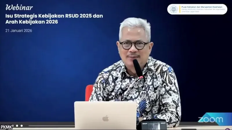 Webinar PKMK UGM Bahas Isu Strategis Kebijakan RSUD 2025 dan Arah Kebijakan 2026