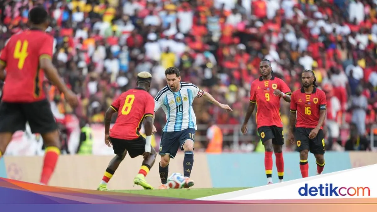 Laga Uji Coba Termahal: Argentina Tundukkan Angola 2-0