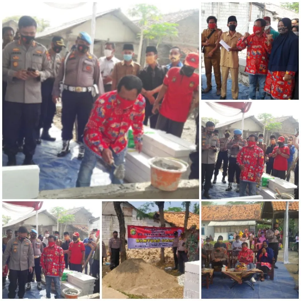 PT Cikarang Nusantara Bersama TNI-Polri Bedah Rumah Warga di Karang Bahagia
