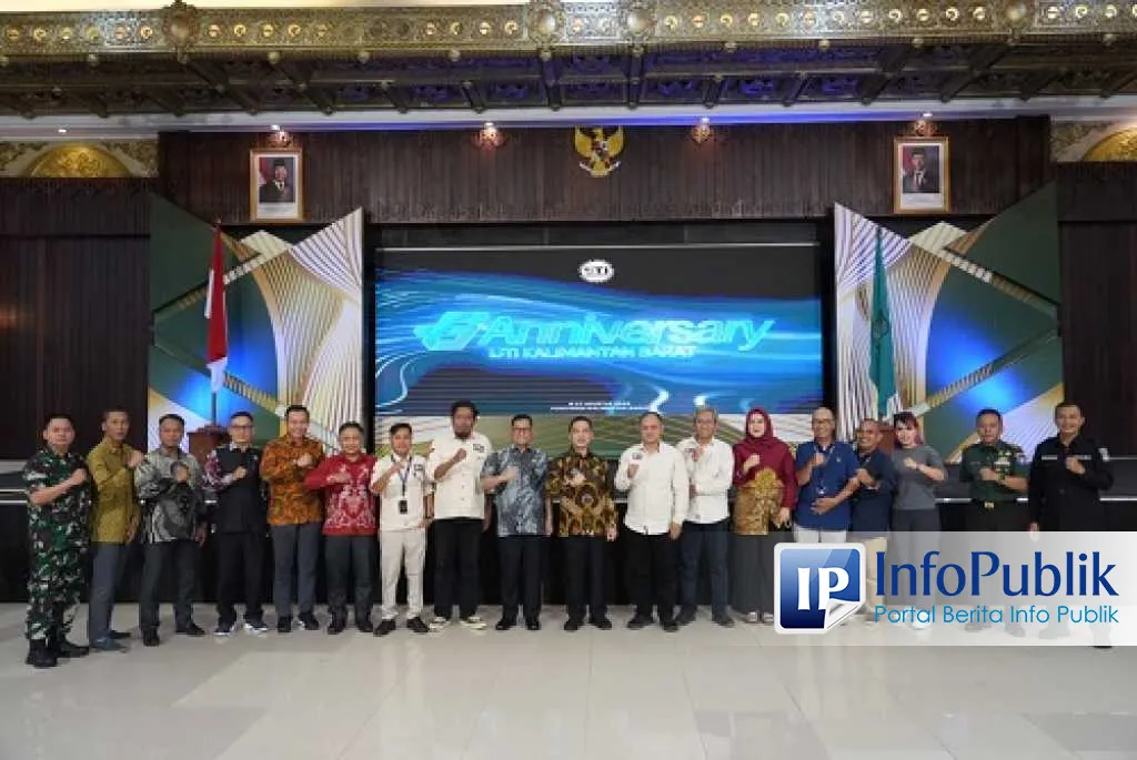 Gubernur Kalbar Ria Norsan Tekankan Peran Jurnalis TV Jaga Demokrasi di HUT ke-6 IJTI Kalbar