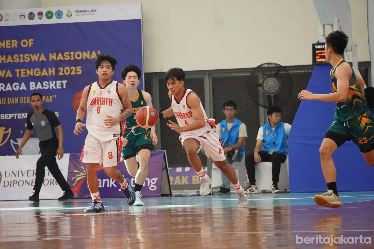Basket Putra DKI Jakarta Lolos ke Final POMNas XIX Usai Kalahkan Jawa Timur 66-48