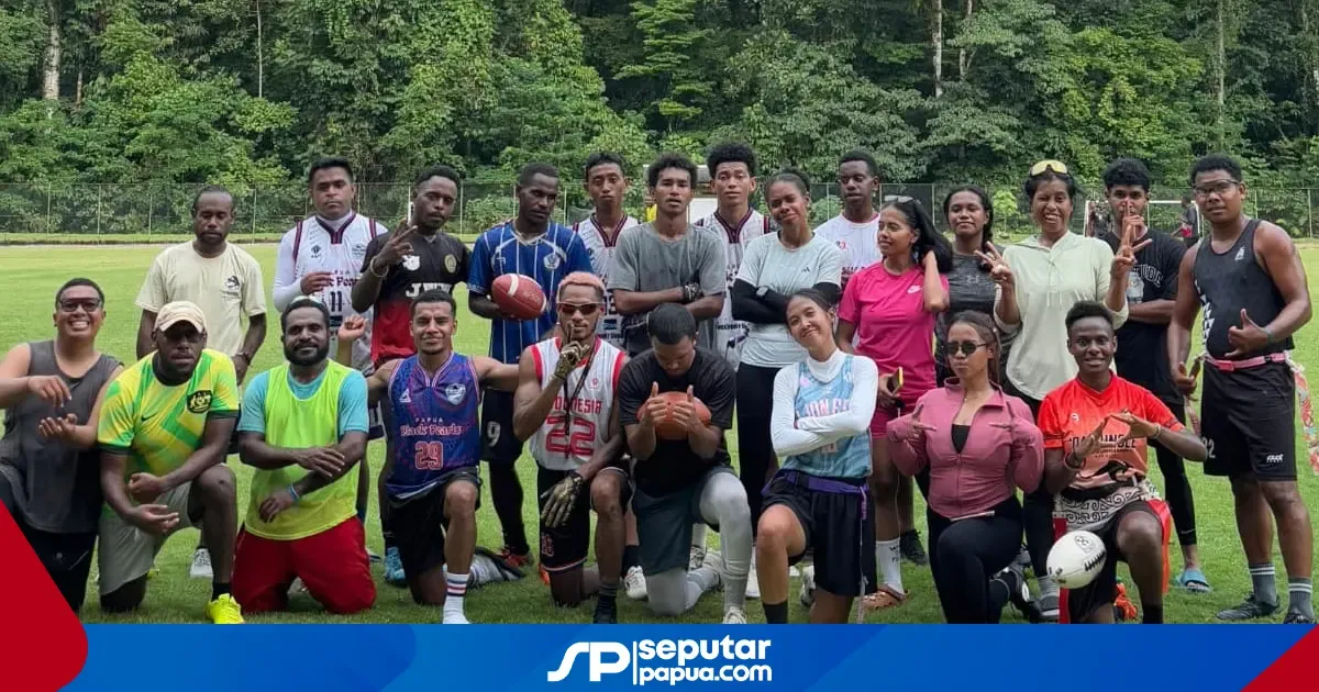 Atlet Flag Football Mimika Berpartisipasi dalam Turnamen Nasional dan Internasional