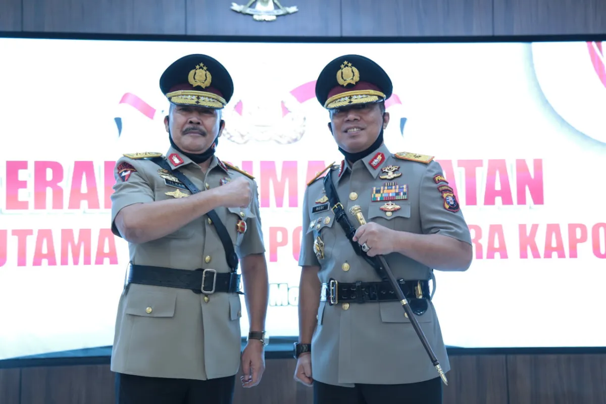 Pelantikan Kapolda Kalteng dan Delapan Kapolda Lainnya oleh Kapolri
