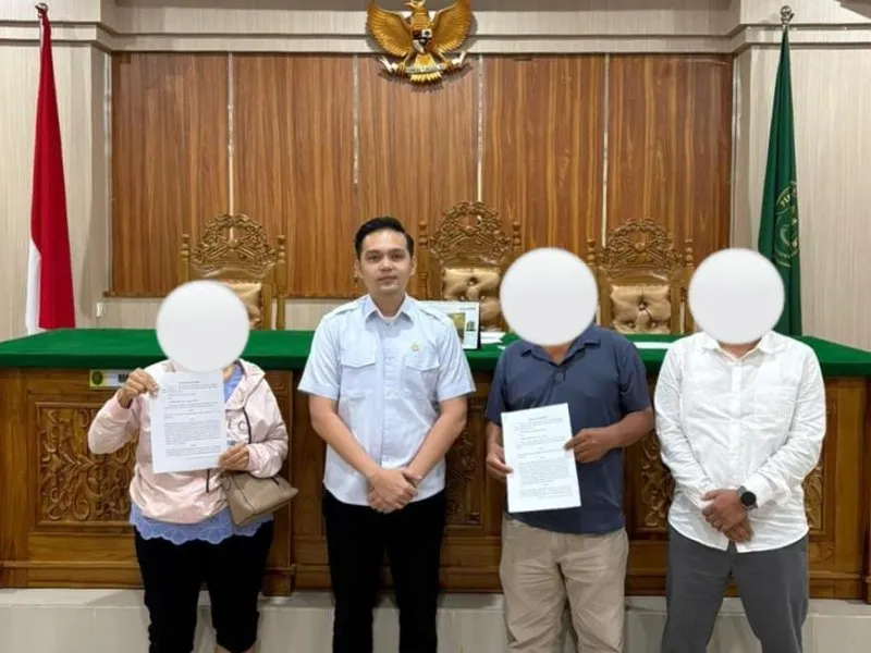 Mediasi PN Singkawang Damai, Tanah Warisan 1.722 m² Dibagi dan Sertipikat Dipecah