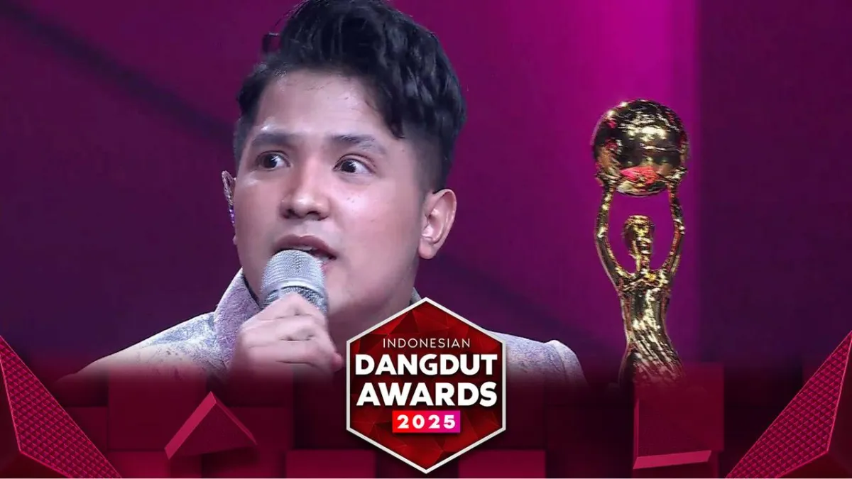 Jirayut Raih Penghargaan Penyanyi Dangdut Pria Terpopuler di Ida 2025