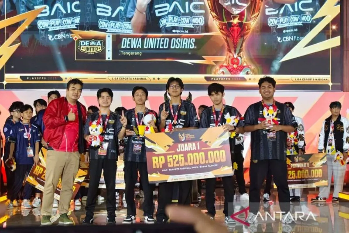 Liga 1 Esports Nasional 2025 Semakin Kompetitif, Dewa United Osiris Raih Juara