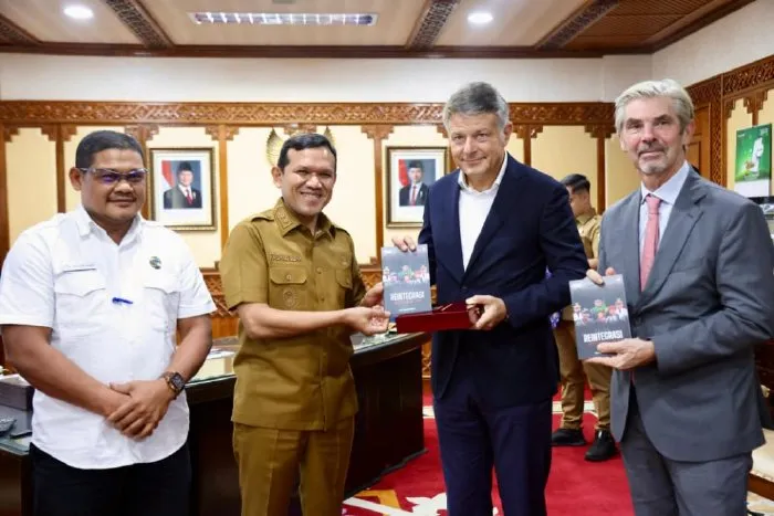 Wagub Fadhlullah Sambut Kunjungan Dubes Uni Eropa