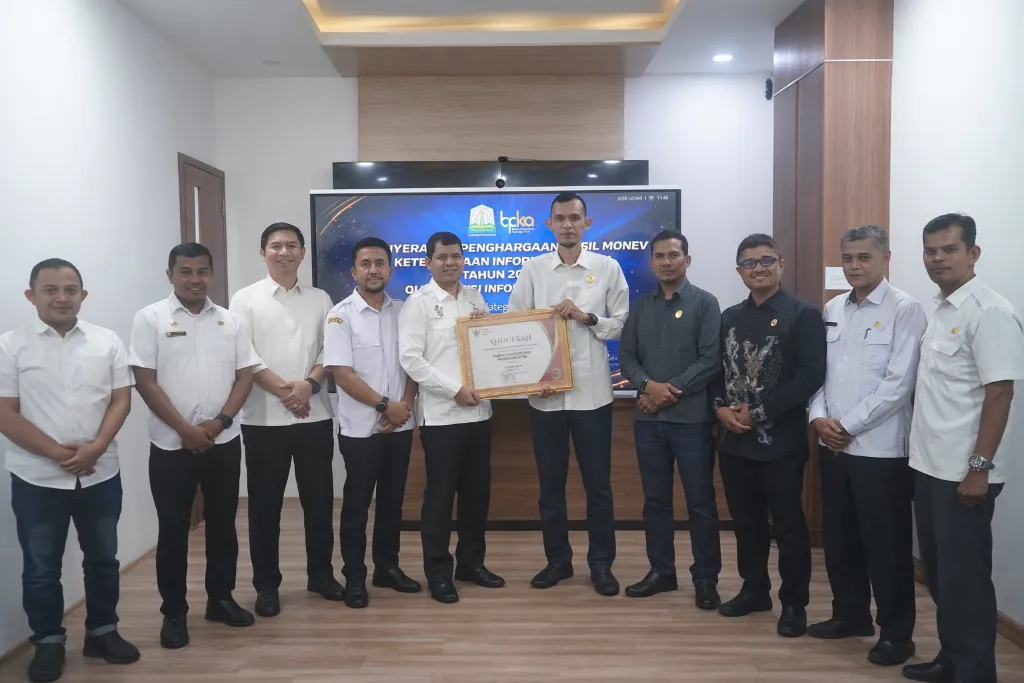 BPKA Aceh Raih Penghargaan Keterbukaan Informasi Publik 2025