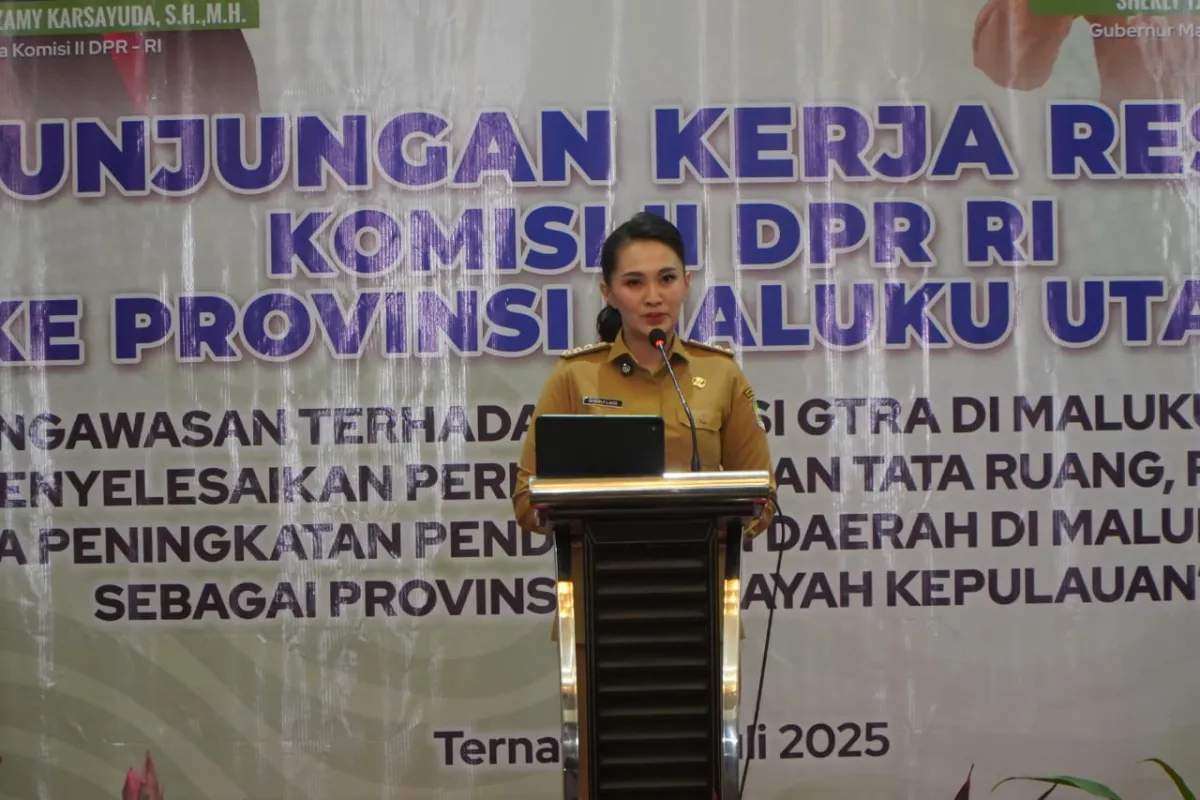 Rapat dengan Komisi II DPR, Gubernur Sherly Dorong Penguatan GTRA Cegah Konflik Agraria di Maluku Utara