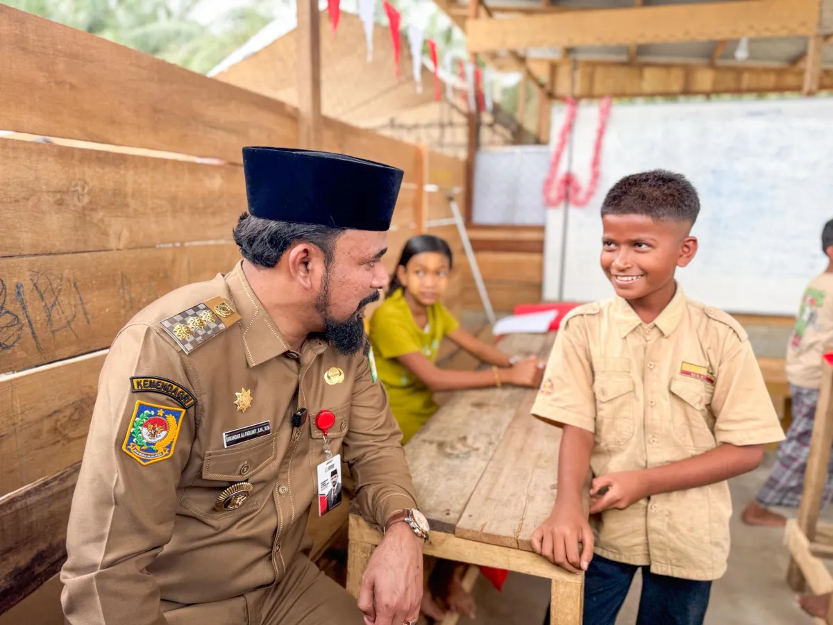 Bupati Aceh Timur Tinjau Camp Pengungsi Rohingya di Peureulak Timur