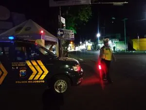 Polsek Mojoroto Tingkatkan Patroli Subuh Cegah Balap Liar dan Kriminalitas