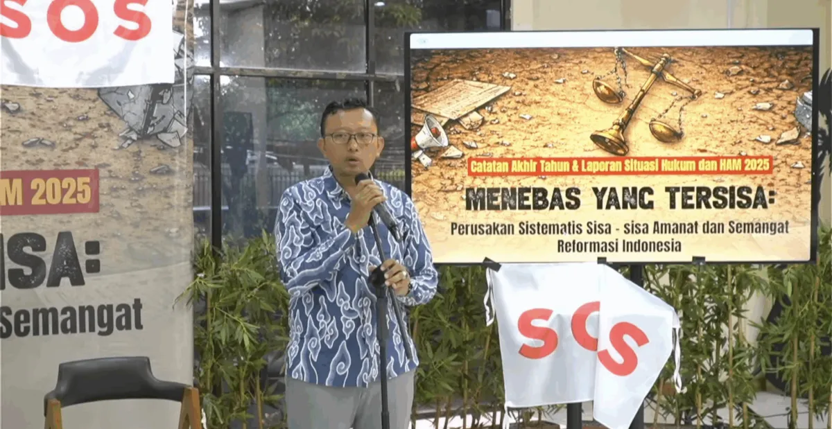 Yayasan LBH Indonesia Rilis Catatan Akhir Tahun 2025: Perusakan Sistematis Amanat Reformasi