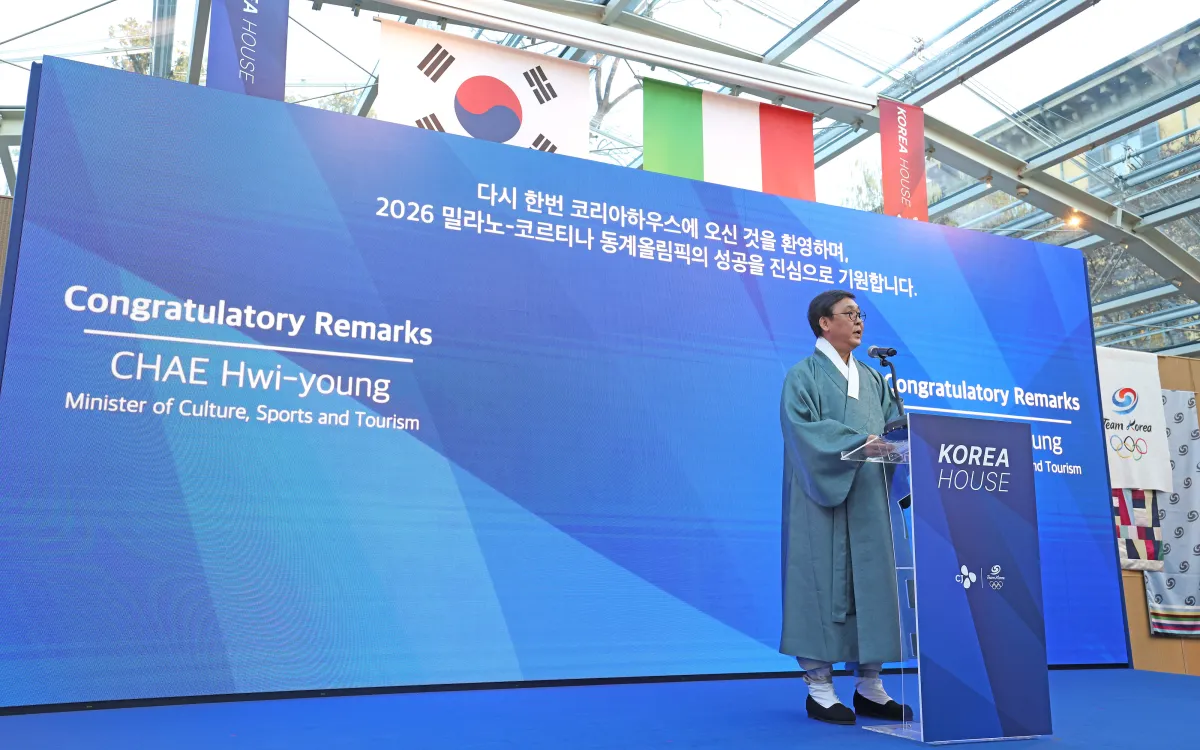 Menteri Kebudayaan Korea Hadiri Upacara Pembukaan Olimpiade Musim Dingin Milano-Cortina 2026