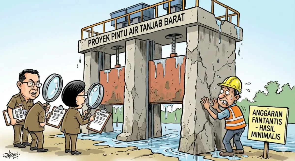 Audit BPK Terhadap Proyek Pintu Air Rp 4 Miliar di Tanjung Jabung Barat