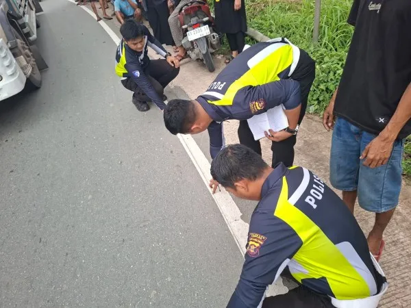 Kecelakaan Maut di Jalur Samarinda-Bontang: Pengendara Motor Tewas di Tempat
