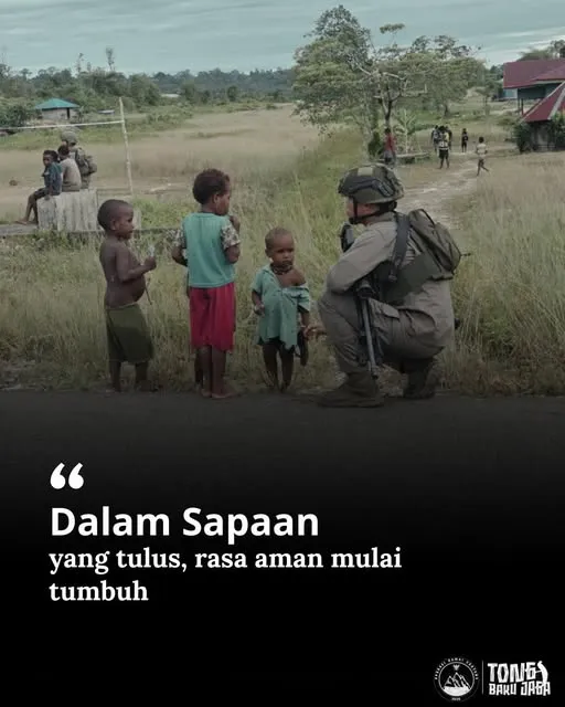 Satgas Ops Damai Cartenz: Membangun Perdamaian Melalui Pendekatan Humanis
