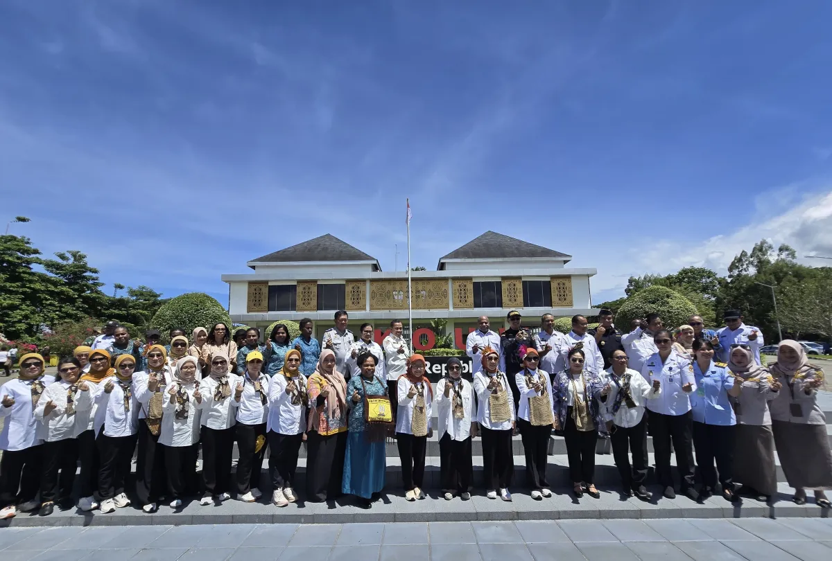 Kunjungan Seruni Kabinet Merah Putih di PLBN Skouw Dorong Pemberdayaan UMKM