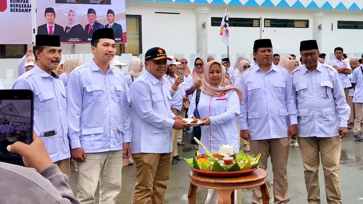 DPC Partai Gerindra Bontang Rayakan HUT ke-18 dengan Donor Darah dan Bakti Sosial