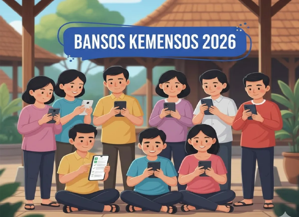 Panduan Cek Status Penerima Bansos Kemensos 2026 Lewat HP