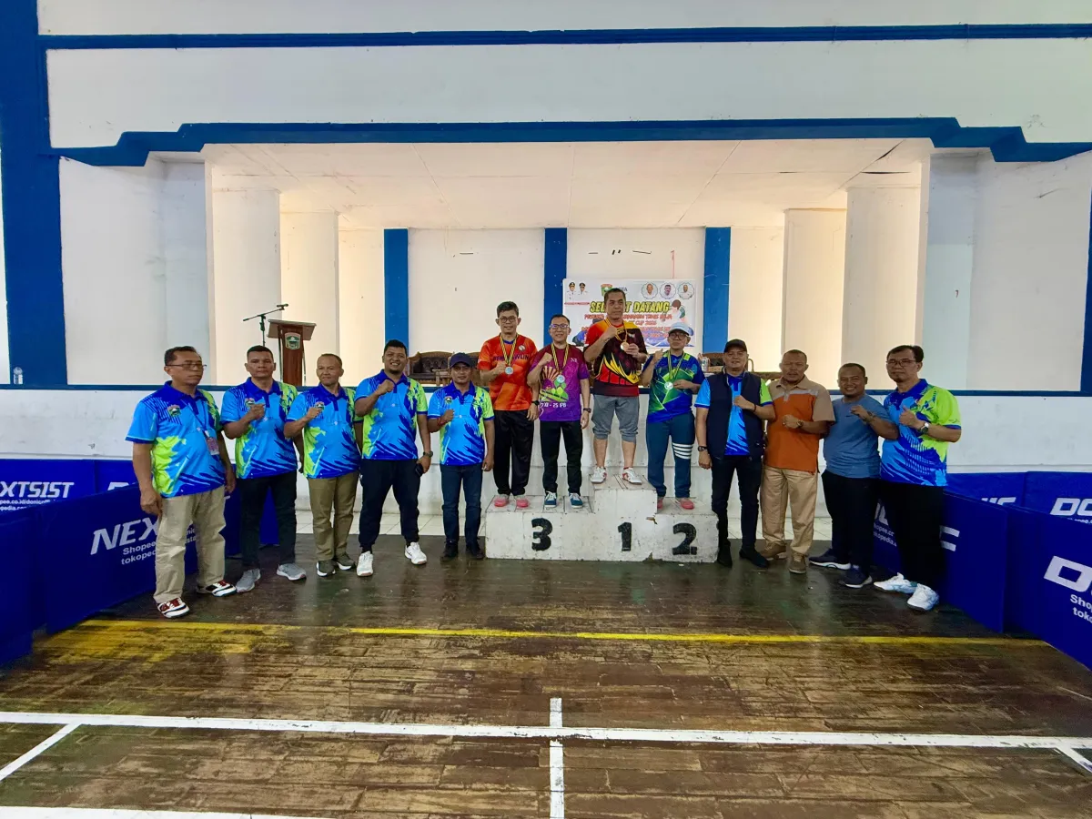 Bupati Solok Tutup Turnamen Tenis Meja, Dorong Sportivitas dan Kolaborasi