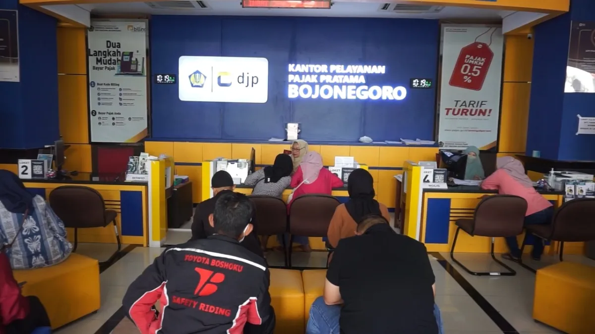 Penerimaan Pajak Bojonegoro Januari 2026 Naik Jadi Rp25 Miliar