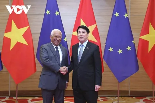 Kunjungan Resmi Presiden Dewan Eropa ke Vietnam