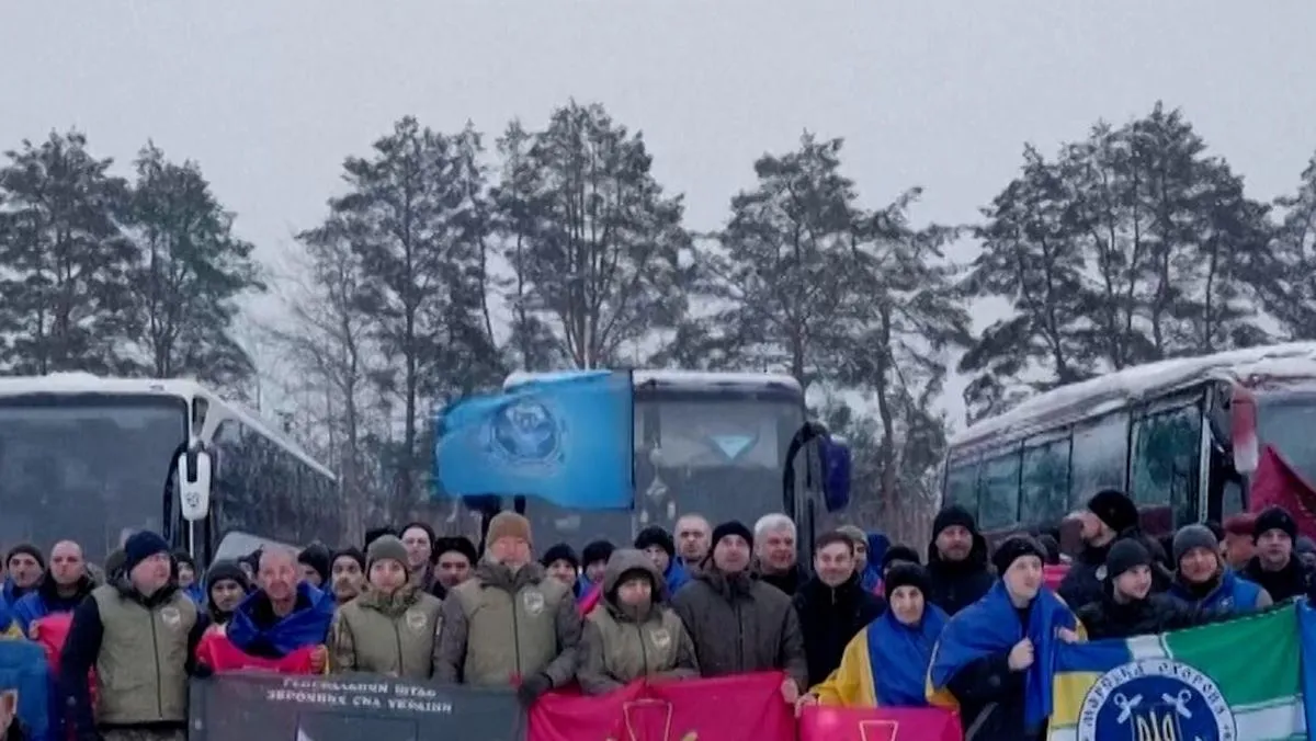 Ukraina Terima Kembali 157 Tahanan dari Rusia