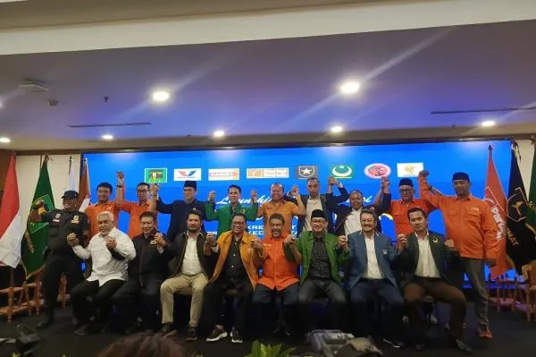 Partai Perindo dan Tujuh Parpol Deklarasikan Sekber GKSR untuk Perjuangkan Isu Pemilu