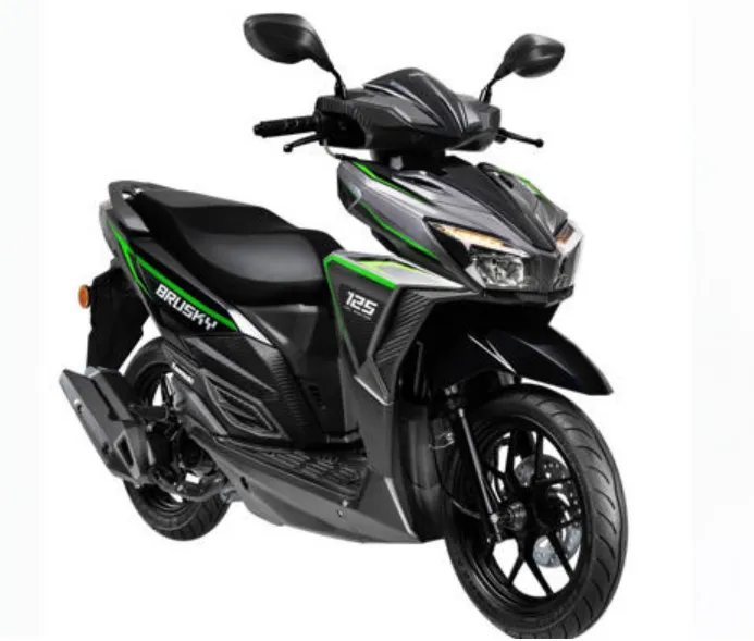 Kawasaki BRUSKY 125 Hadir Tantang Dominasi Honda Vario di Segmen Skutik