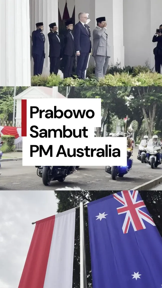 Presiden Prabowo Terima Kunjungan Perdana Menteri Australia