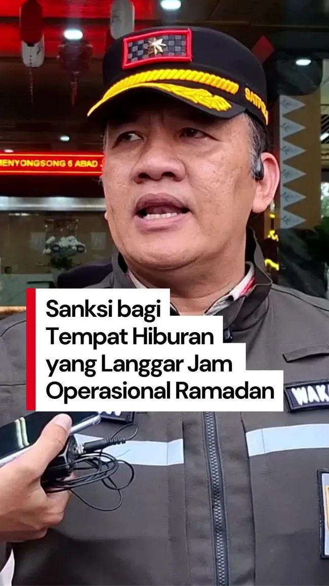 Satpol PP Tegaskan Sanksi Bagi Tempat Hiburan Langgar Jam Ramadan