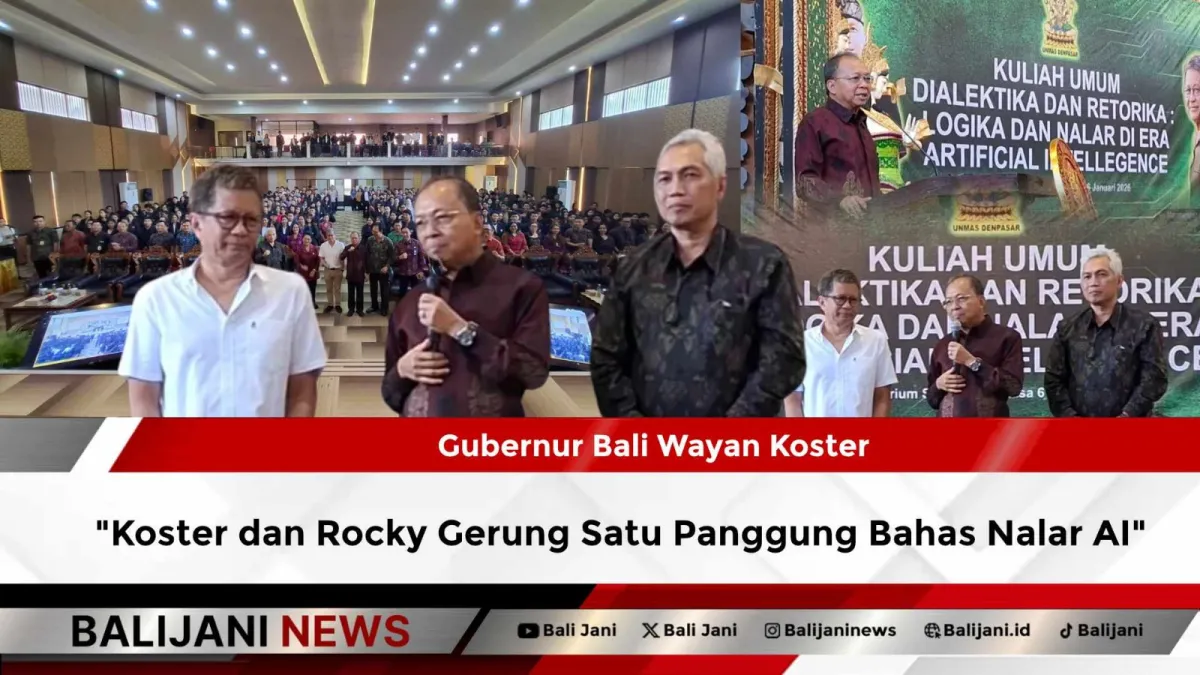 Koster dan Rocky Gerung Diskusikan Peran Logika dalam Era Kecerdasan Buatan