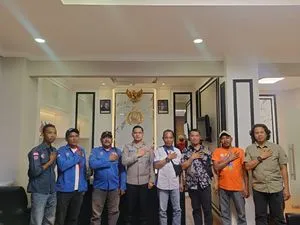 Kapolres Tangsel Jalin Silaturahmi dengan Serikat Buruh