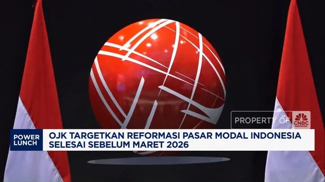 OJK Targetkan Reformasi Pasar Modal Tuntas Sebelum Maret 2026