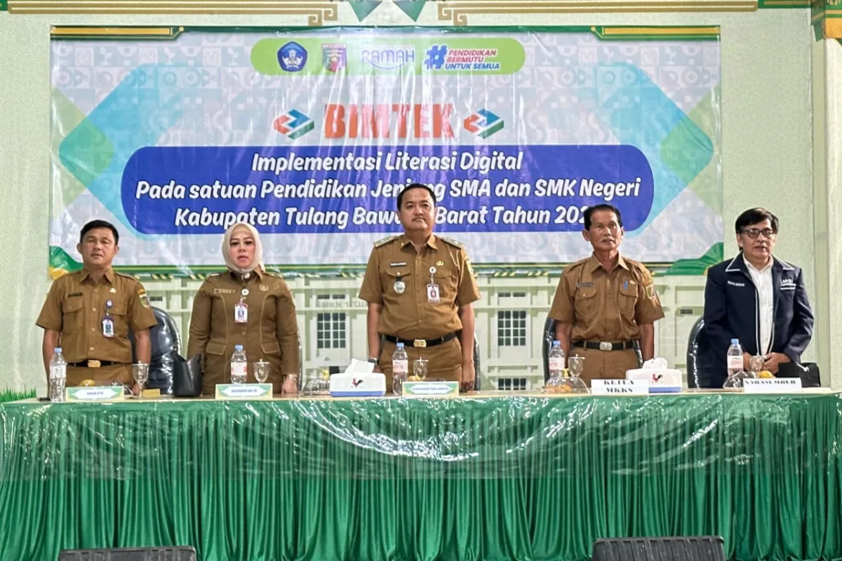 Penguatan Literasi di Tulang Bawang Barat: Guru Diharapkan Kembangkan Nalar Kritis Siswa