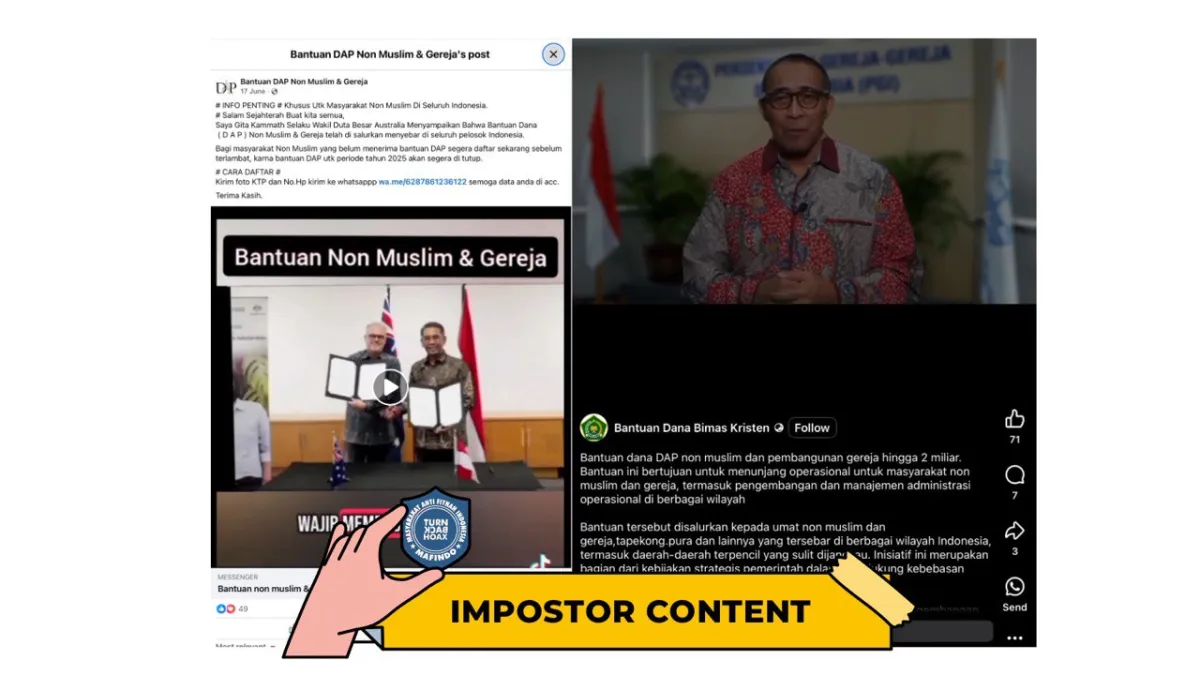 Pemerintah Australia Tidak Memberikan Dana Khusus untuk Umat Kristen di Indonesia