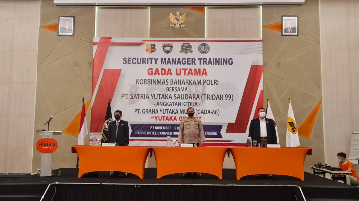 Pelatihan Satpam Gada Utama Resmi Dibuka di Bandung