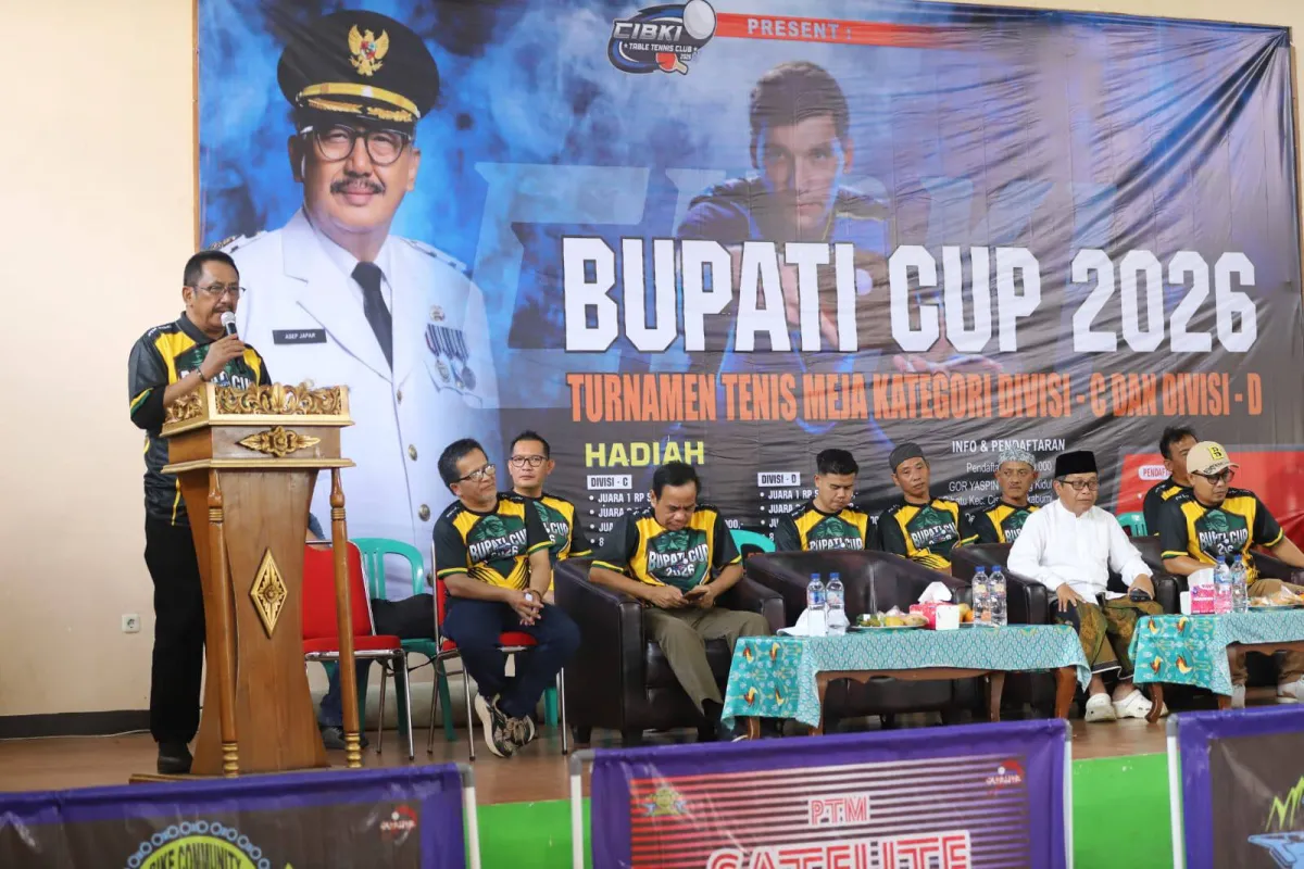 Bupati Cup 2026: Turnamen Tenis Meja Perkuat Kebersamaan Atlet Sukabumi