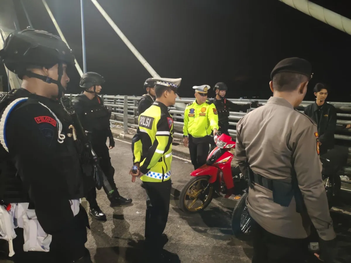 Patroli Polda Babel Cegah Balap Liar dan Premanisme di Pangkalpinang