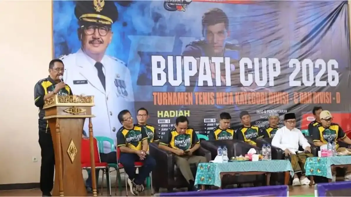 Turnamen Tenis Meja Bupati Cup 2026 Perkuat Silaturahmi dan Pembinaan Atlet