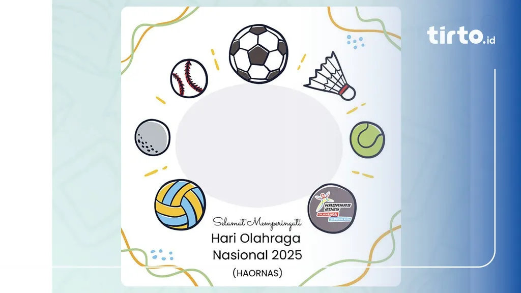 Link Twibbon untuk Meriahkan Hari Olahraga Nasional 2025