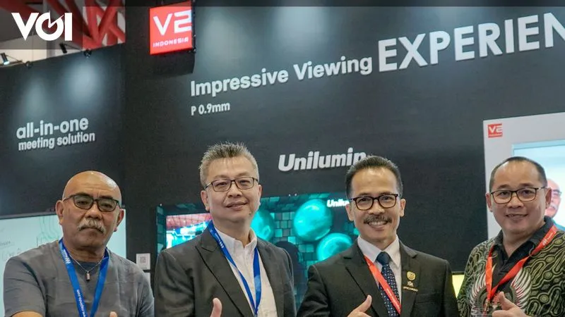 V2 Indonesia Kenalkan Teknologi Hologram di ITE 2023 untuk Smart City
