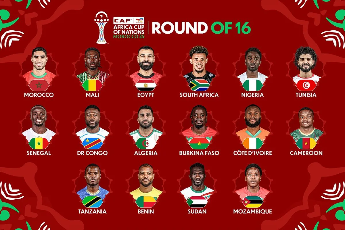 16 Negara Lolos ke Babak 16 Besar Piala Afrika 2025
