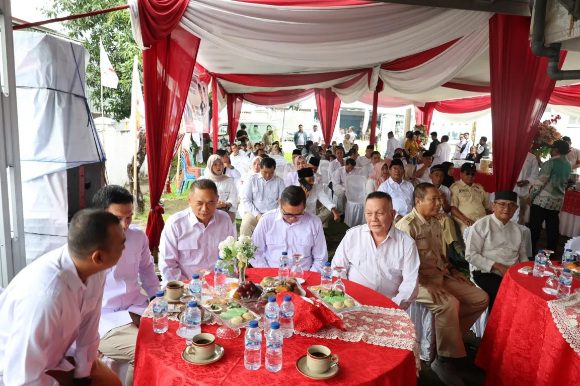 Bupati Bengkulu Tengah Hadiri Syukuran HUT ke-18 Partai Gerindra