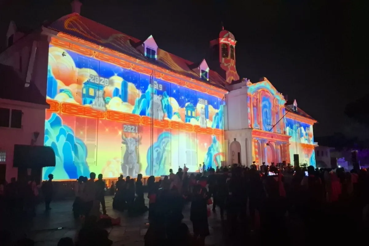 Kota Tua Jakarta Rayakan Imlek dengan Festival Cahaya dan Musik