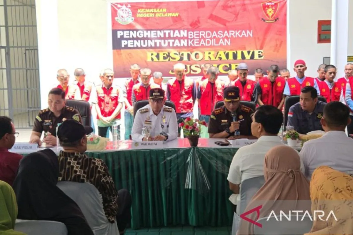 Kejari Belawan Hentikan Penuntutan 21 Tersangka Lewat Keadilan Restoratif